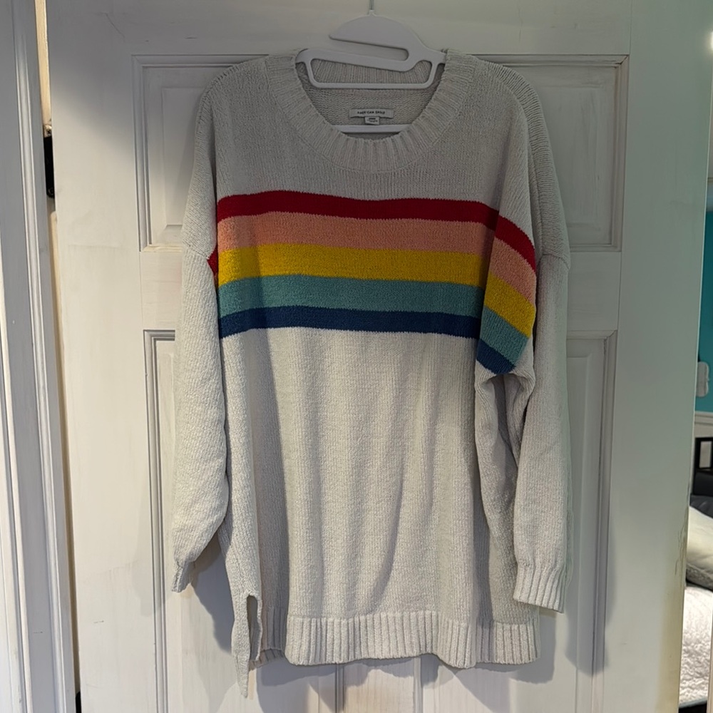 Rainbow Stripe Sweater
